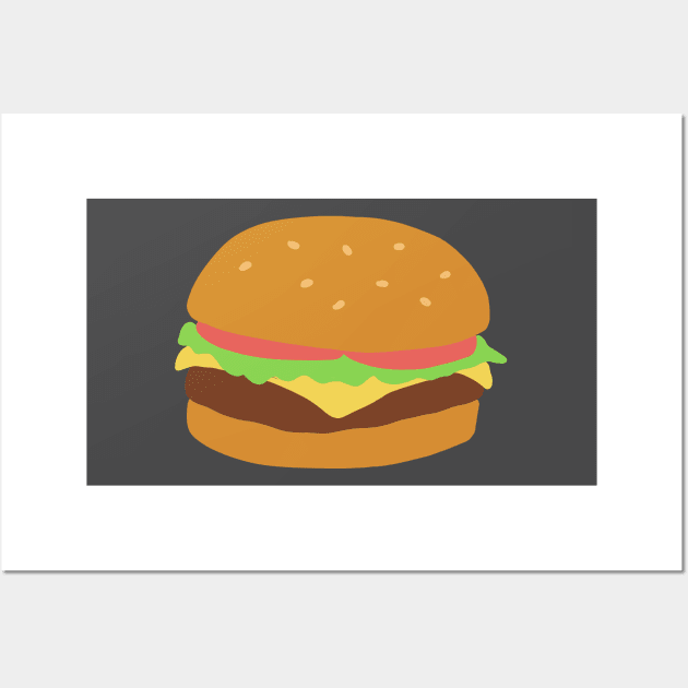 Bob's Burgers Burger Wall Art by gray-cat